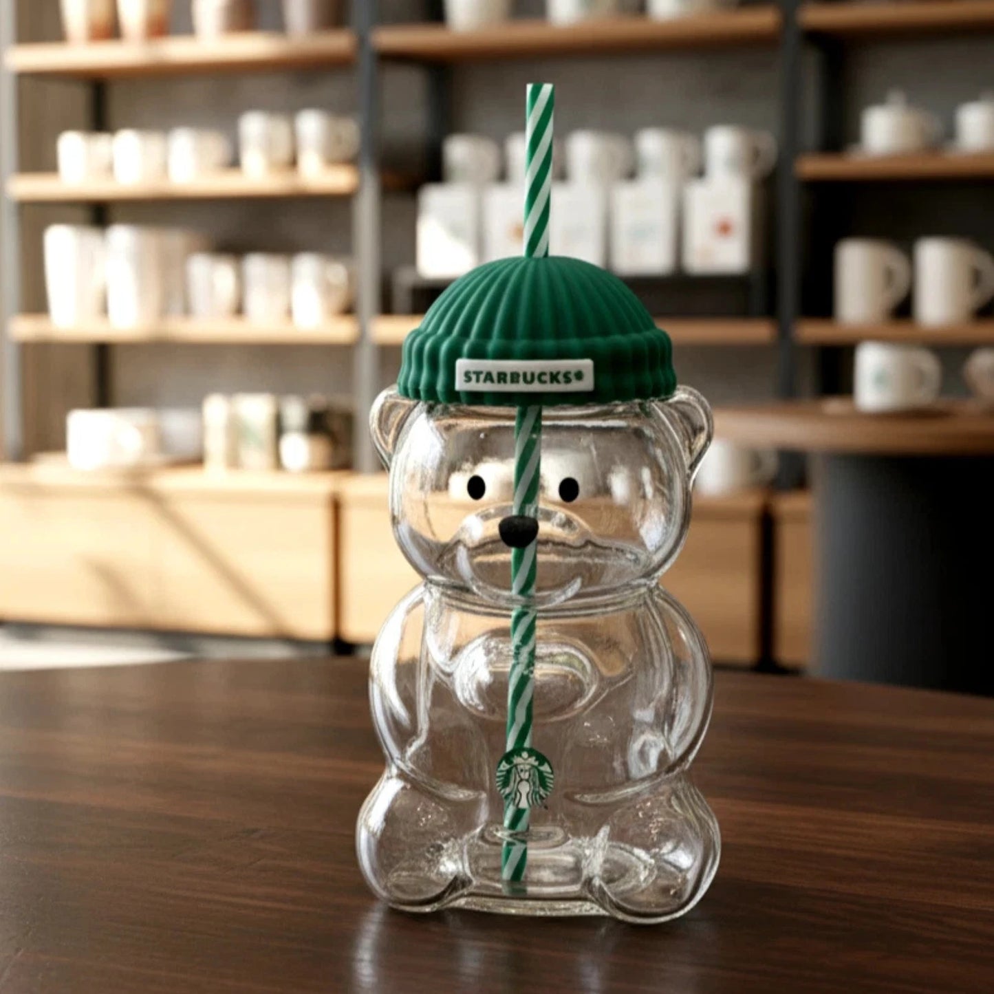 2026 Glass Starbucks Bearista Bear Cold Cup Holiday Limited Edition