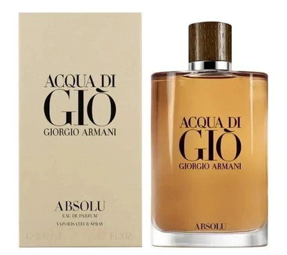 Giorgio Armani Acqua Di Gio Absolu 6.7oz Men's Eau de Parfum PLASTIC CAP ( REFURBISED)