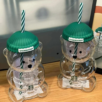 2026 Glass Starbucks Bearista Bear Cold Cup Holiday Limited Edition